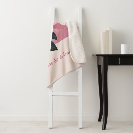 Pink Camellia Bloom Sherpadecke (Beispiel)