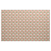 Pink Camellia Blumenmuster Stoff (Yard (91,4 cm))