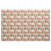 Pink Camellia Blumenmuster Stoff (Fat Quarter (45,7 x 55,9 cm))