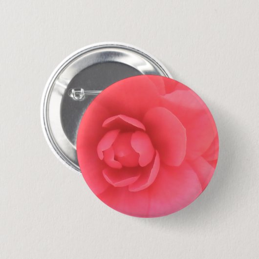 Pink Camellia Button (Vorne & Hinten)