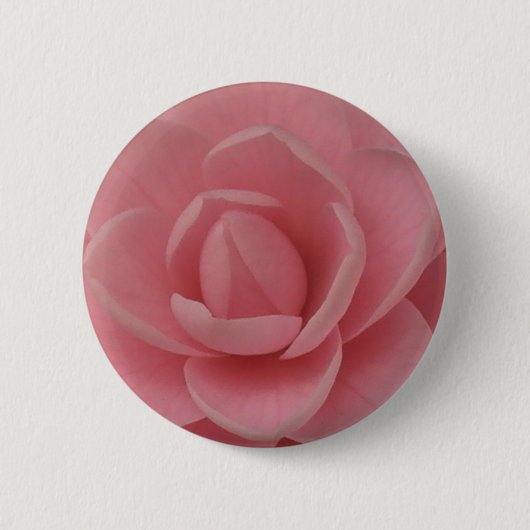 Pink Camellia Button (Vorderseite)
