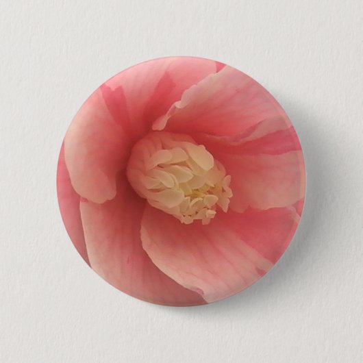 Pink Camellia Button (Vorderseite)
