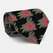 Pink Camellia Krawatte (Gerollt)