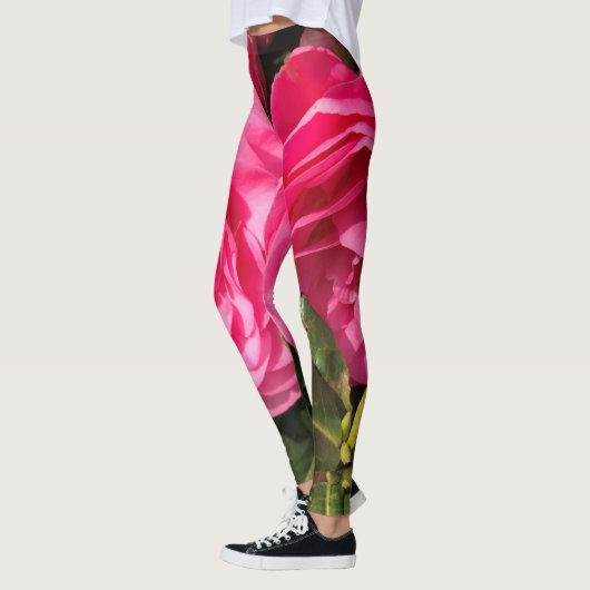 Pink Camellia Leggings (Links)