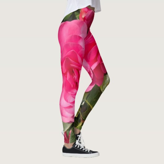 Pink Camellia Leggings (Rechts)