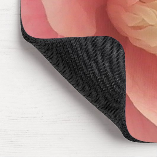 Pink Camellia Mousepad (Ecke)