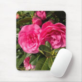 Pink Camellia Mousepad (Mit Mouse)