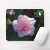Pink Camellia Mousepad (Mit Mouse)