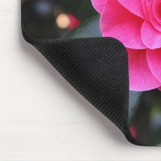Pink Camellia Mousepad (Ecke)