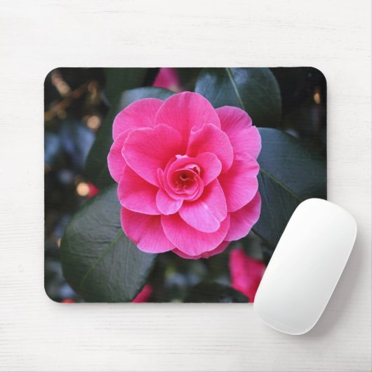Pink Camellia Mousepad (Mit Mouse)