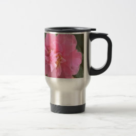 Pink Camellia Reisebecher