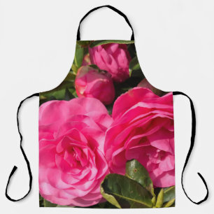 Pink Camellia Schürze