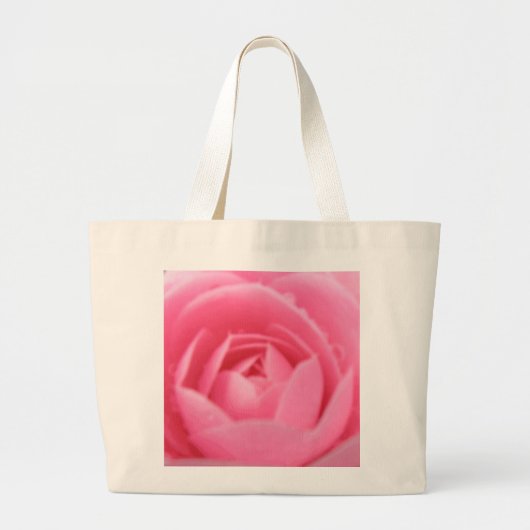 Pink Camellia Tote Bag Jumbo Stoffbeutel (Vorne)