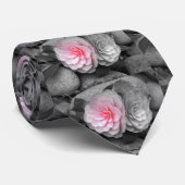 Pink Camellias Fotografie Krawatte (Gerollt)