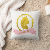 Pink Cameo Princess Kissen (Decke)