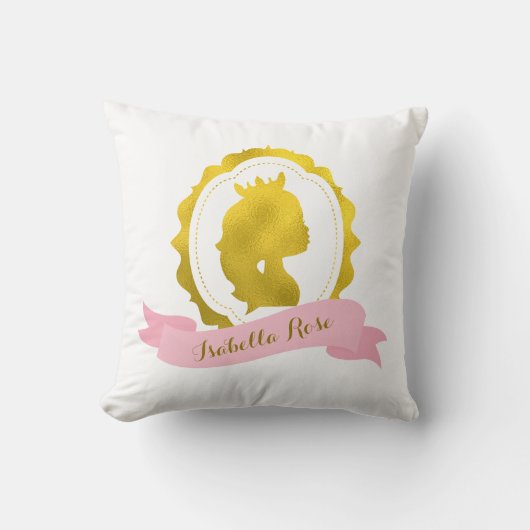Pink Cameo Princess Kissen (Vorderseite)
