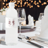 Pink Cameos Regency Wasserflaschenetikett