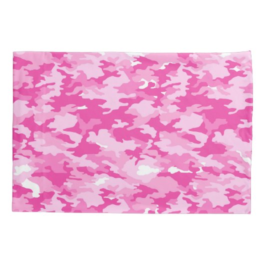 Pink Camo Pattern – Breast Cancer Awareness Kissenbezug (Rückseite)