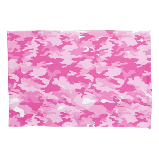 Pink Camo Pattern – Breast Cancer Awareness Kissenbezug (Vorderseite)