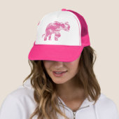 Pink-Camoflauge-Elefant Truckerkappe (Beispiel)