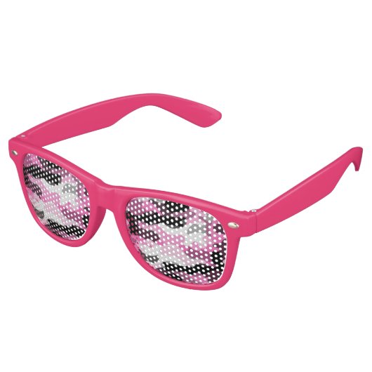 Pink Camoflauge Sonnenbrille (Schrägansicht)