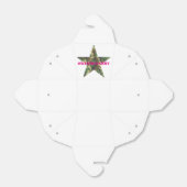 Pink Camouflage Bachelorette Hashtag Gefallen Box Geschenkschachtel (Ungefaltet)