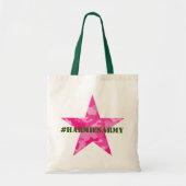 Pink Camouflage Bachelorette Hashtag Tote Bag Tragetasche (Vorne)