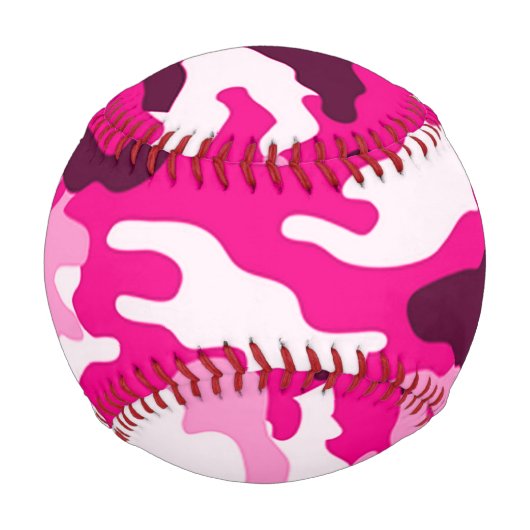 Pink Camouflage Baseballs (Rückseite)