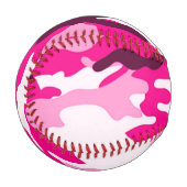 Pink Camouflage Baseballs (Vorderseite Links)