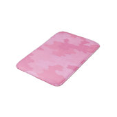 Pink Camouflage Bath Mat Badematte (Schrägansicht)