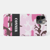 Pink-Camouflage Case-Mate iPhone Hülle (Rückseite (Horizontal))