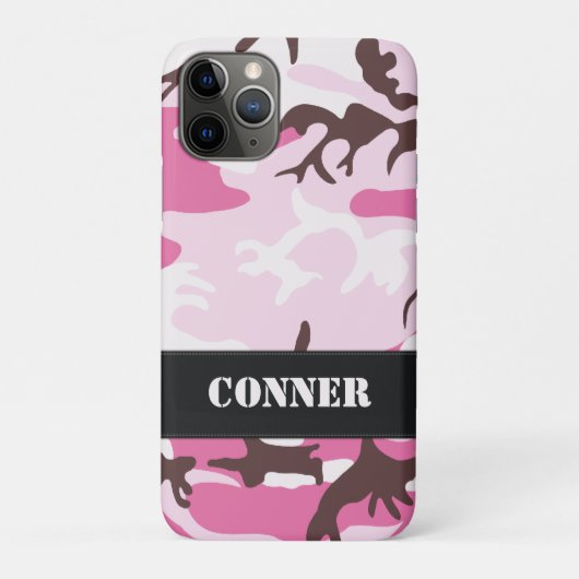 Pink-Camouflage Case-Mate iPhone Hülle (Rückseite)