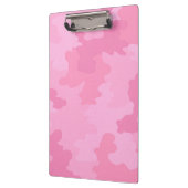 Pink Camouflage Clipboard Klemmbrett (Links)