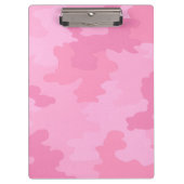 Pink Camouflage Clipboard Klemmbrett (Vorderseite)