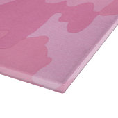 Pink Camouflage Cutting Board Schneidebrett (Ecke)