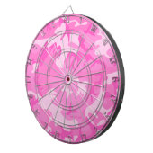 Pink Camouflage Dart Board Dartscheibe (Vorderseite rechts)
