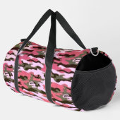 Pink Camouflage Duffel Bag Duffle Bag (Rechte Ecke)