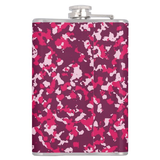 Pink Camouflage Flachmann (Rückseite)