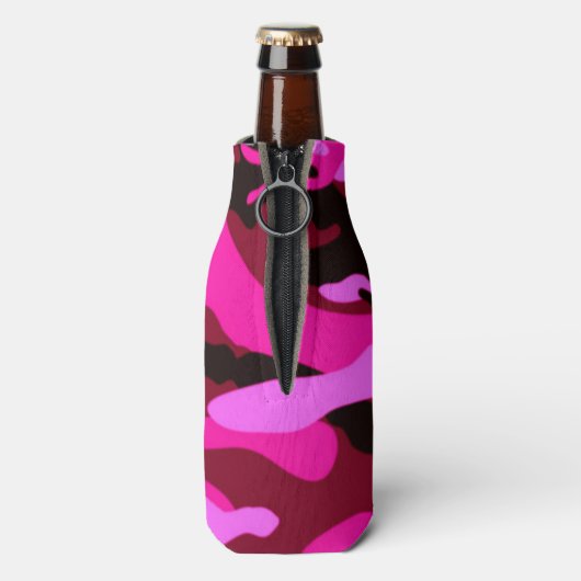 PINK CAMOUFLAGE Flasche Cooler BEALEADER Flaschenkühler (Flasche Rückseite)