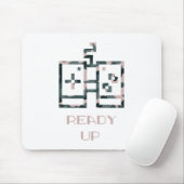 Pink Camouflage Gamecontroller - Erlebter Gamer Mousepad (Mit Mouse)