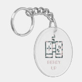 Pink Camouflage Gamecontroller - Erlebter Gamer Schlüsselanhänger (Vorderseite links)