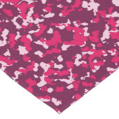 Pink Camouflage Großer Tischläufer (Ecke)