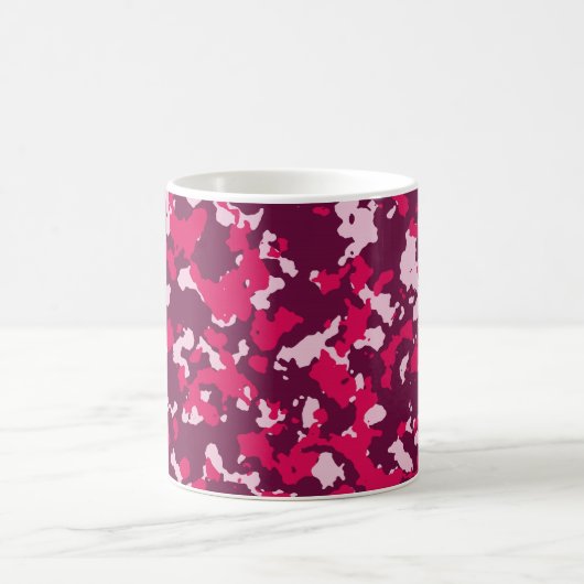 Pink Camouflage Kaffeetasse (Mittel)