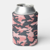 Pink Camouflage: Klassisches Vintages Muster Dosenkühler (Kanne Vorderseite)