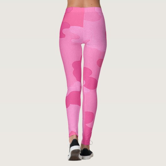 Pink Camouflage Leggings (Rückseite)
