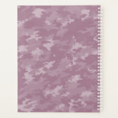 Pink Camouflage Modern Camouflage Monogram Planer (Rückseite)