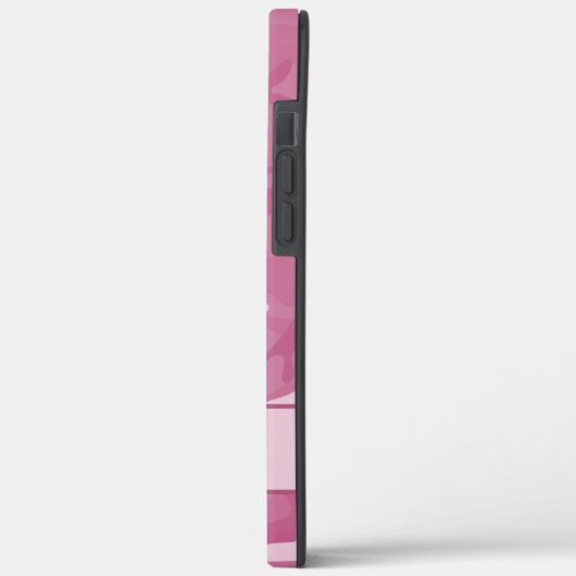 Pink Camouflage Monogram Case-Mate iPhone Hülle (Rückseite / Links)