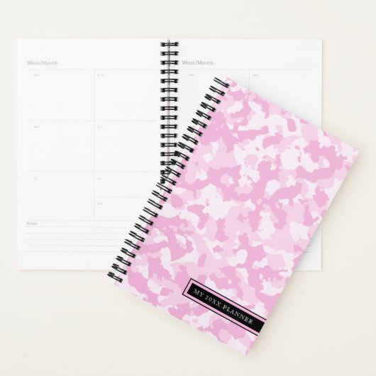 Pink-Camouflage-Muster | Anpassbar Planer (Anzeige)