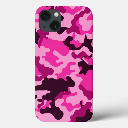 Pink-Camouflage-Muster Case-Mate iPhone Hülle (Rückseite)