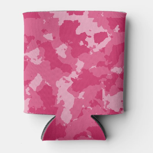 Pink-Camouflage-Muster Dosenkühler (Vorderseite)